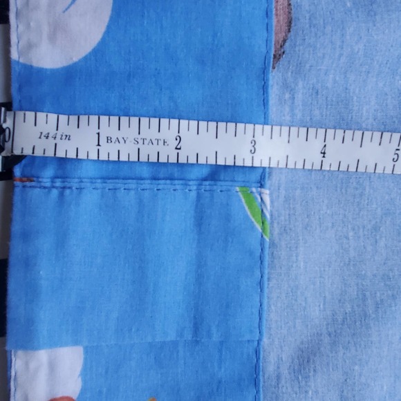 VTG 90s Looney Tunes Curtin Panels Set of 2 Fabric Taz and Tweety Bird - Picture 6 of 6